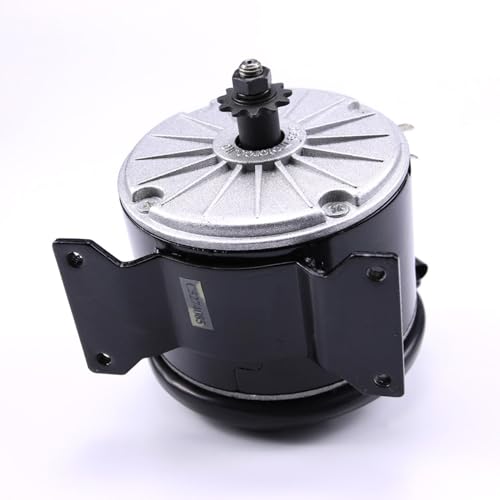 36V 350W Brushed Electric Motor with 11T Sprocket for Go Kart, Scooter, ATV, Mini Bike, Razor E300, X-Treme X-360/X-370, MX350 MX400, Pocket Bike, Electric Dirt Bike High-Performance Replacement