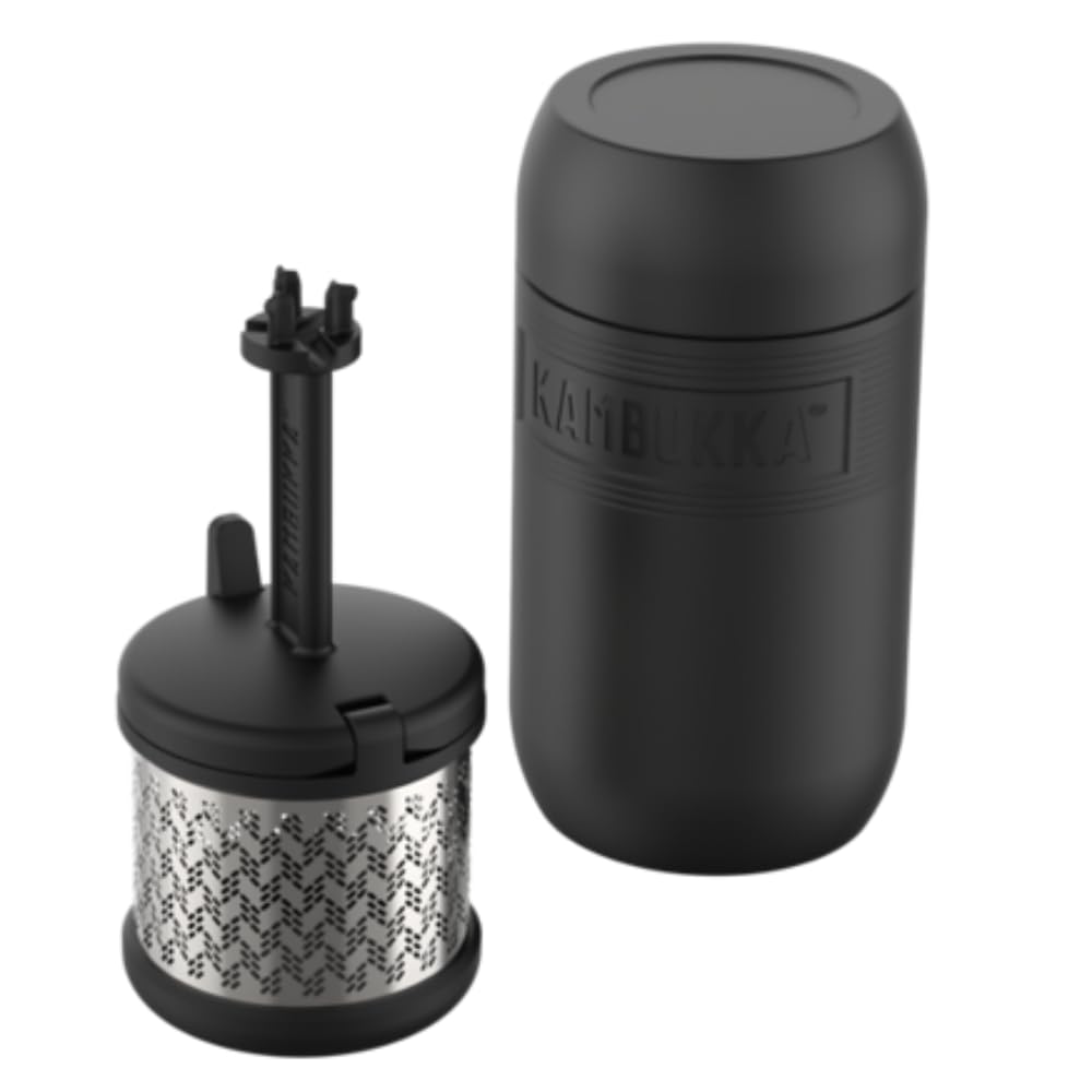 Kambukka termos Etna 300 ml z zaparzaczem Tea Catcher zestaw Hot Stuff Inside – kubek termiczny na herbatę, szczelny, Snapclean, BPA Free