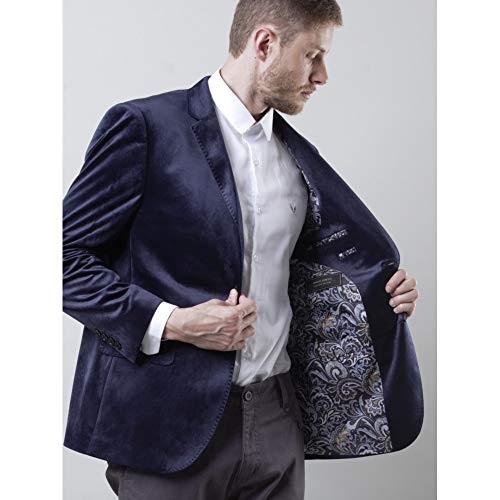 Paletó Veludo Dixon Azul Marinho Spirito Santo - 48 >