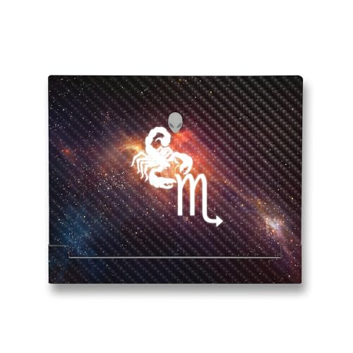 Image of MightySkins Carbon Fiber Skin Compatible with Alienware X14 R2 (2023) Full Wrap Kit - Scorpio | Protective, Durable Textured Carbon Fiber Finish | Easy to Apply & Change Styles | Made in The USA