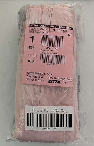 J.Crew 3 Pack Mens Cotton Woven Boxer Shorts MEDIUM Boxers Underwear (Color)2