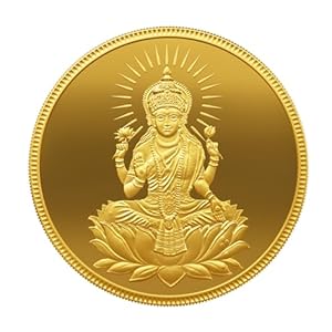 24K (999.9+) Purest Goddess Lakshmi Gold Coin, 5 Gram Gold Bar 23 41XtVAzuHCL. SL500 . SS300