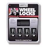 Gorilla Automotive 71641NBC Acorn Black Wheel Locks (14mm x 1.50 Thread Size) - Pack of 4
