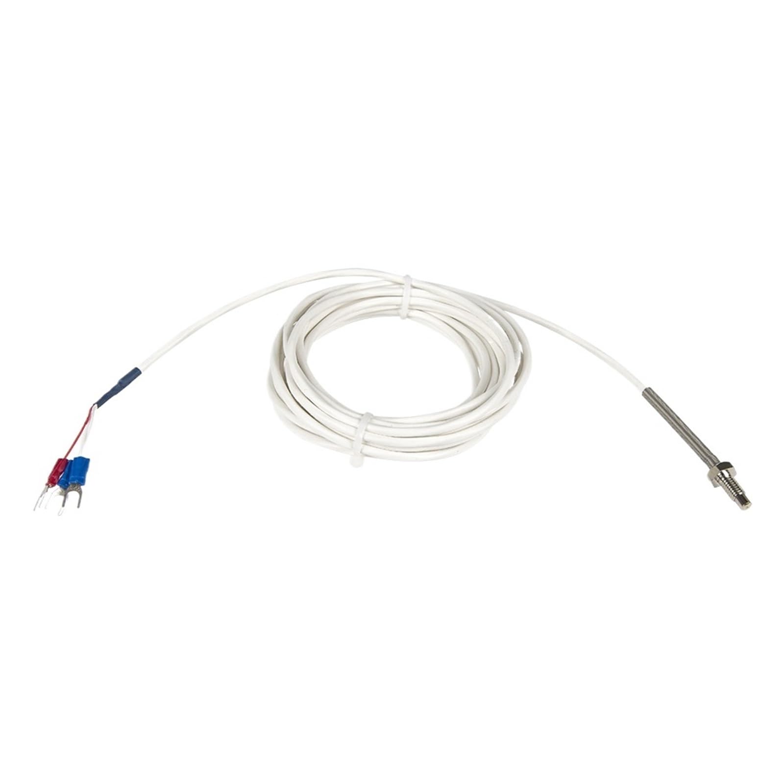 Sensor RTD PT100 M6 Clase A FTARB02 con cable FEP de 5 metros para control térmico de tornillo 4