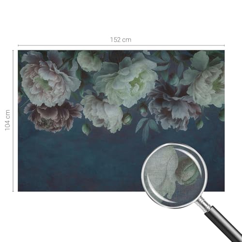 Murales vinilos de pared elegancia floral de 152x104 cm para adornos del hogar 5
