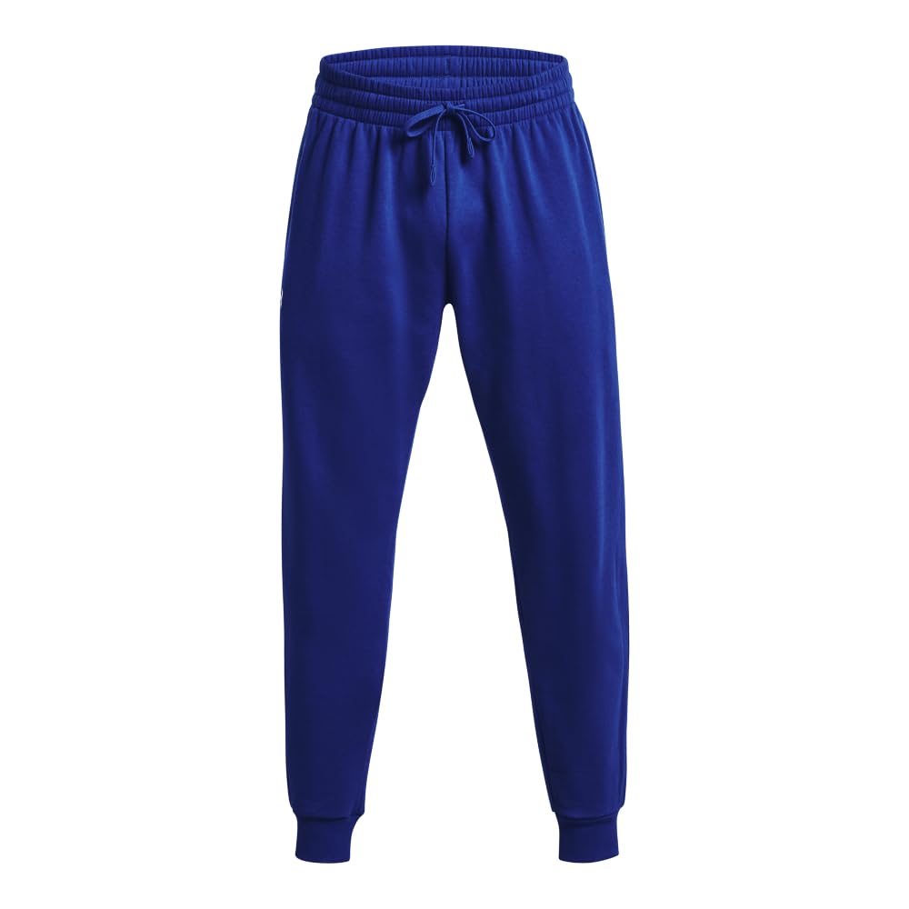 Under Armour Ua Mens Ua Rival Fleece Joggers Royal / / White Lg – Bild 4