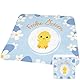 Gruss & CO Zauberhandtuch Motiv Frohe Ostern | Gästehandtuch, 30 cm x 30 cm, Baumwolle, quadratisch gepresst | Geschenk Ostern, Osternest, Osterdeko | 73808