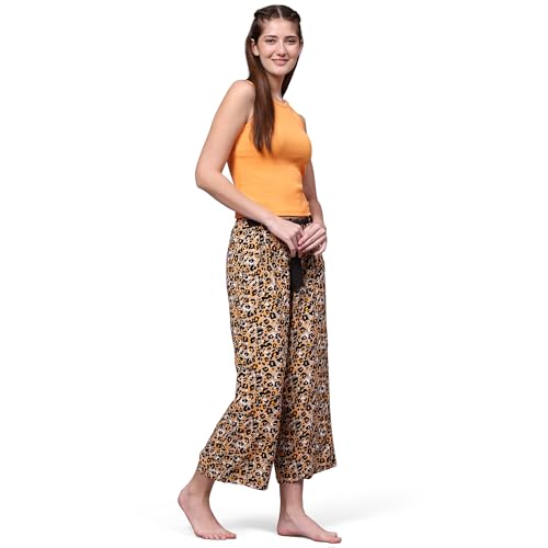 Image of B STORIES Women's Pyjama Pants - Relaxed Fit Nightwear Bottoms | Soft Pyjamas with Pockets | Breathable & Comfortable Sleepwear for Women (S-2XL)
