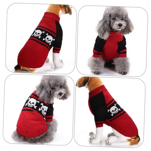 Disfraz Halloween para perro suéter calavera talla L miniatura 7