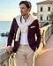 Beninos Mens Slim Fit Casual One Button Blazer Jacket (S, 302 Burgundy)