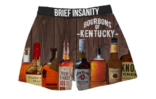 BRIEF INSANITY Funny Boxer Shorts | Silky Soft Lounge Shorts for Men & Women | Breathable Loose Fit Pajama Shorts