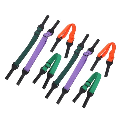 balacoo Glasses Strap for Children 8pcs Elastic Eyeglasses Strap for Boys and Girls Girl Boy Polyester Material Retractable Secure Fit for Toddlers