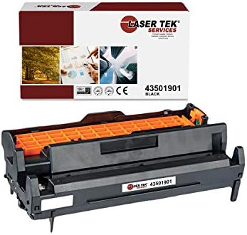 Laser Tek Services Compatible Drum Unit Replacement for Okidata B4600 43501901 Works with Okidata B4550 B4550n B4600 Printers (Black, 1 Pack) - 25,000 Pages