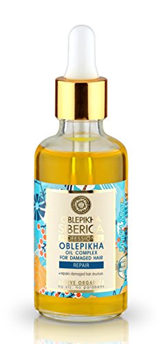 Natura Siberica Complexe d'Huiles d'Argousier Soin des Cheveux Abimes 50 ml