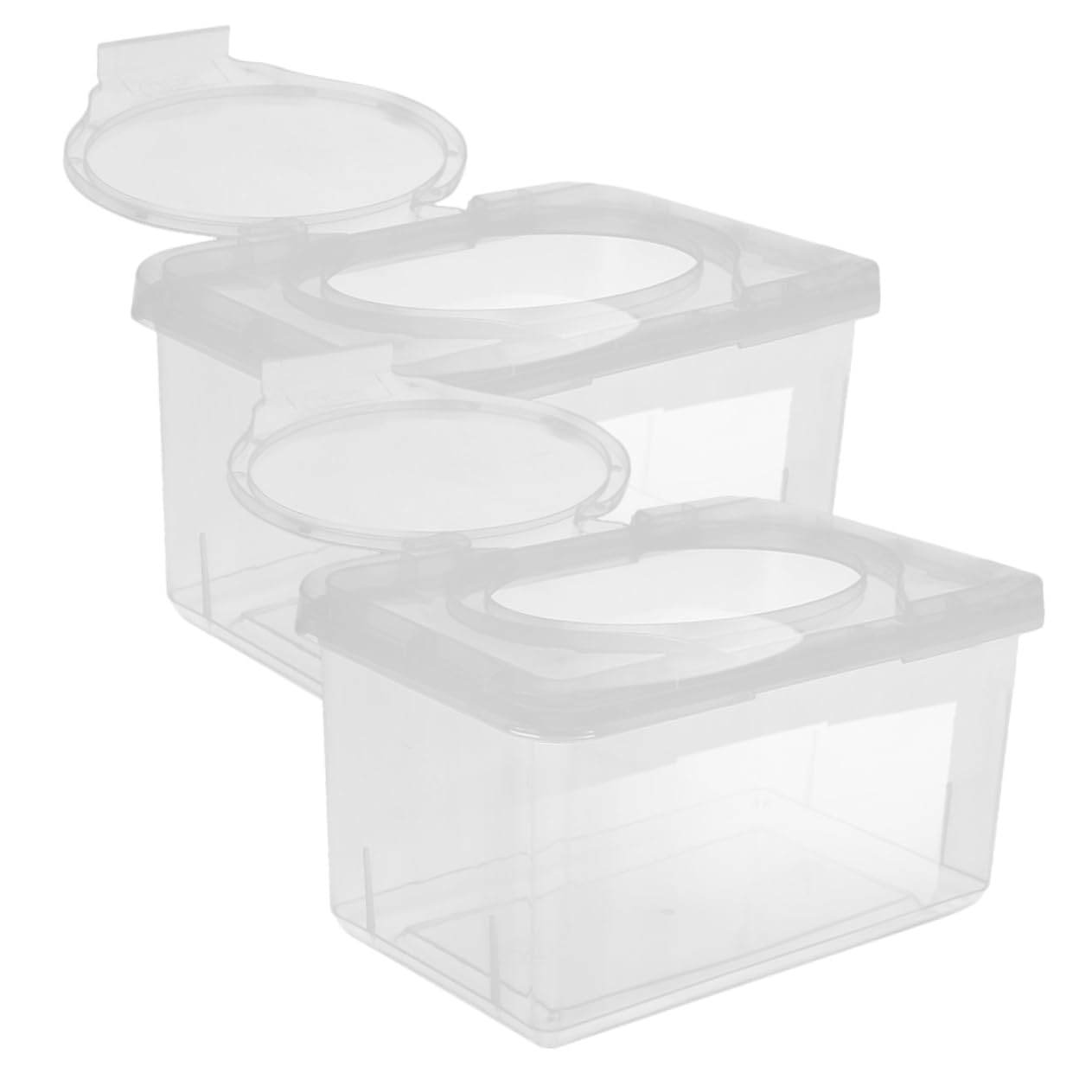 Wall Mounted Clear Plastic Tissue Holder Bathroom Counter Toi – PH
