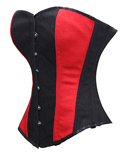 luvsecretlingerie Heavy Duty 26 Double Steel Boned Waist Training Overbust Tight Shaper Corset #99742