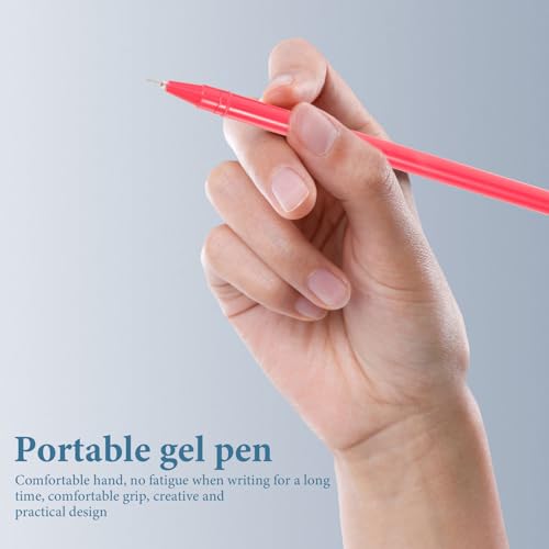 VILLCASE 12 bolígrafos de gel para escritura suave miniatura 4