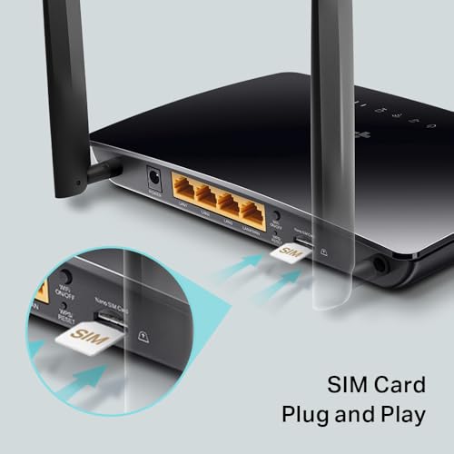 Miniatura 2 de TP-Link Archer MR402, Router 4G LTE, Router Tarjeta SIM, WiFi Doble Banda AC1200, 4G Cat4 hasta 150 Mbit/s, 4 Puertos, Plug and Play, MU-MIMO, TP-Link One Mesh