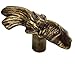 Carpe Diem Hardware 935-3 Feng Shui Koi Fish Knob, Antique Brass