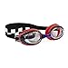 Swimming Goggles For Boys - Drag Racer Red Checker Swim Goggles By Bling2o