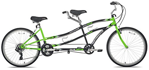 Northwoods Dual Drive Tandem Bike, 26-Inch, Green/Black #TOP1