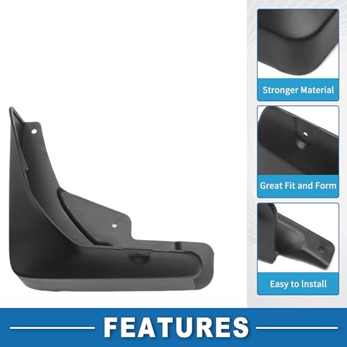 Image of Mud Flap Splash Guard with Mount Accessories Front & Rear Side Mud Guard for Chevrolet Impala 2014-2020 (Set of 4)