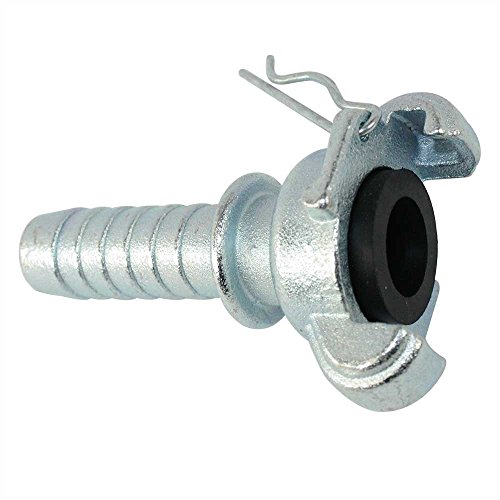Interstate Pneumatics CU-853 3/4 Inch Hose Barb Straight Through Jack Hammer Coupler (1)