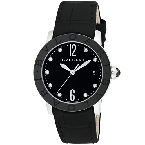 [BVLGARI(�u���K��)] �u���K���u���K�� �E�H�b�` ������ ���퐶���h�� �T�t�@�C�A�K���X �u���b�N������ BBL37BSBCLD/9 ���f�B�[�X [���s�A���i]