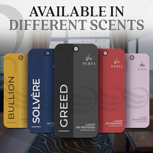Greed Disposable Card Freshener for Men | Car Scents Air Freshener with Fragrance | Strong Car Perfume Air Freshener with Odour Eliminating Technology | Greed by Perfa - Image 6