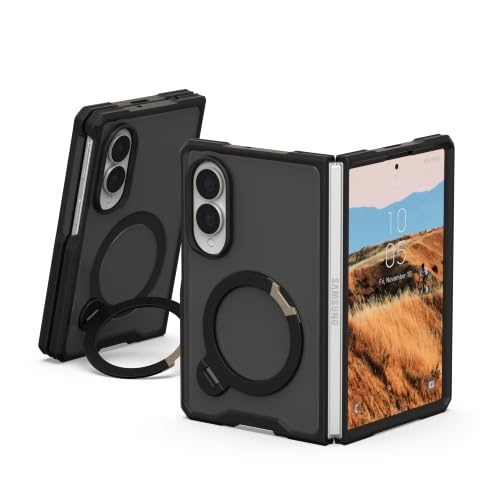 Image of Urban Armor Gear UAG Compatible with Galaxy Z Fold 8 Case, Mouve XTE - Magnetic Charging Two-Piece Open-Hinge Design, Air-Soft Corners, Military-Grade Drop Tested - Ash
