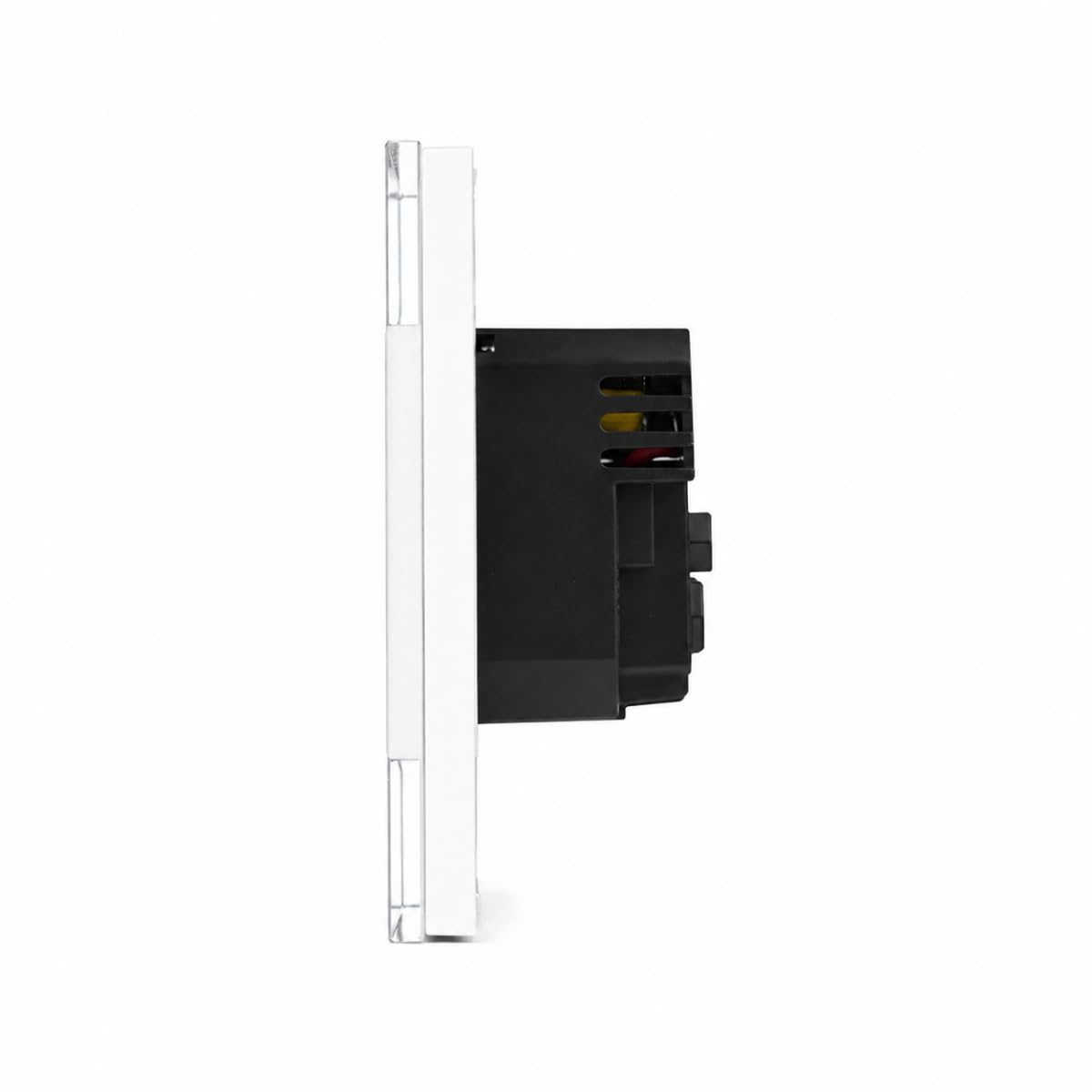 Triple prise - Blanc - USB A+C 20W - Verre cristal