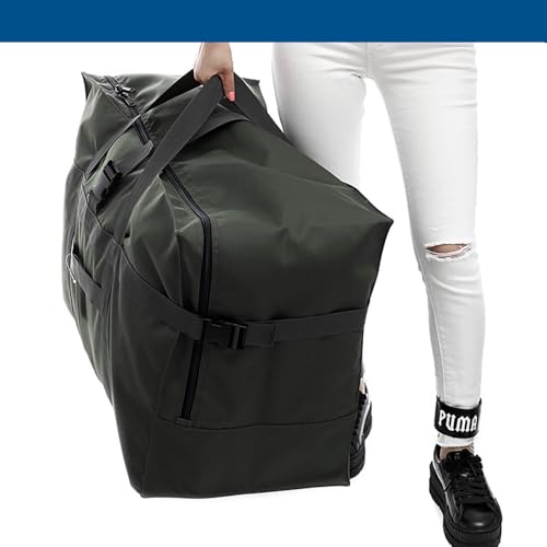 Large Duffel Bag, 120L Waterproof Carry on Weekend Overnight Storage Bag Over Luggage for Airline, Travel, Camping, Moving2