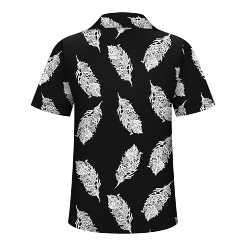 Image of Hawaiian Shirt for Men Tropical Shirts Summer Beach Button Down Short Sleeve Luau Aloha Floral Cruise Vacation Outfit 2026