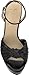 Jessica Simpson Womens Immie Platform Sandal with Ankle Strap, Black, 8.5