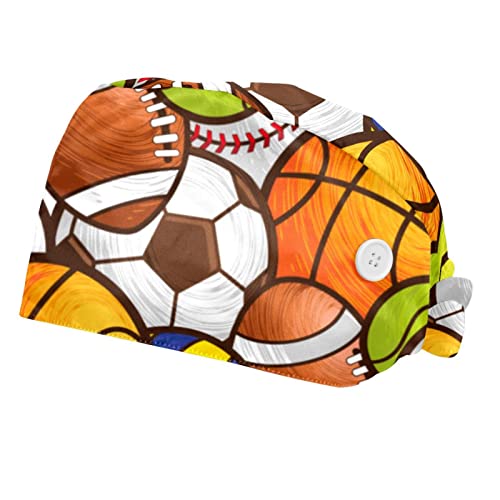 Chapeaux de travail sport basketball pour éviter la sueur casquettes bouffantes mixtes