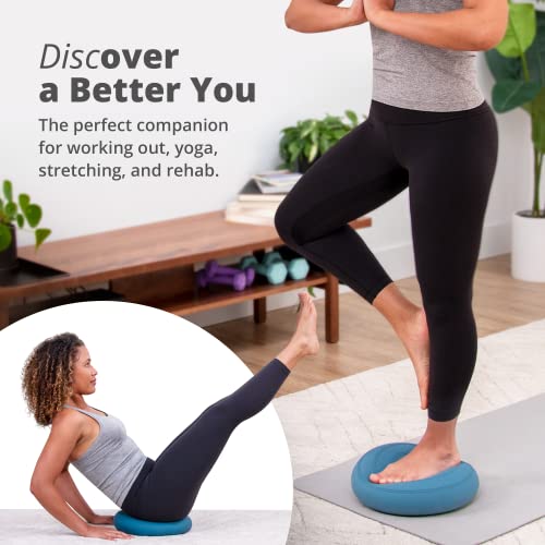 Greater Goods Core Balance Disc - Wobble Cushion For Balance, Exercise, Rehab, And Active Sitting | Extra Thick Balance Board With Premium Matte Finish | Designed In St. Louis (Deep Sky Blue) #TOP1