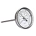 MEASUREMAN Fully Stainless Steel Pot, Kettle, Brewing Bimetal Dial Thermometer, 3