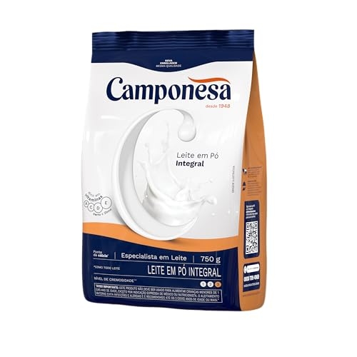 Camponesa - Leite em Pó Integral Rico em Vitaminas 750g