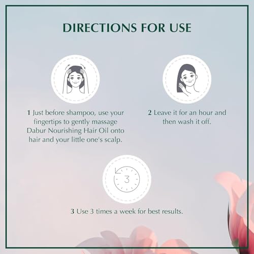 Dabur Amla Hair Oil for Kids – Enriched with Olive and Almond Extract, Essential Oils, Ideal for All Hair Types, Nourishing & Strengthening, Softens and Improves Hair for Children - 200ml