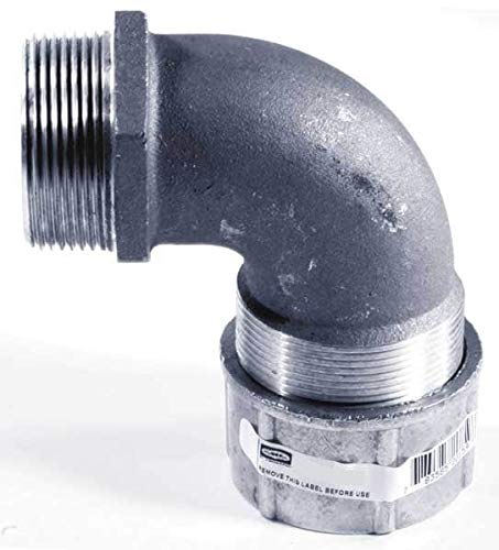 Liquid Tight Connector, 1in, 90 deg, Brown