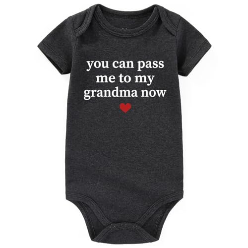You Can Pass Me To My Grandma Baby Clothes i Love Grandmas Boy present infant Bodysuits