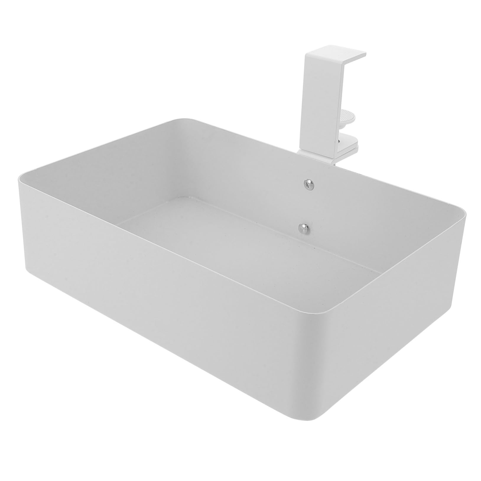 Gadpiparty Cestino Porta Oggetti in Metallo per Sotto la Scrivania Contenitore Organizzatore Discreto per Piccoli Spazi in Cucina e Bagno