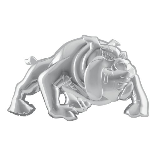 Image of GG Grand General 94261 Chrome Plastic 'Bull Dog' Mud Flap Cut-Out Accent