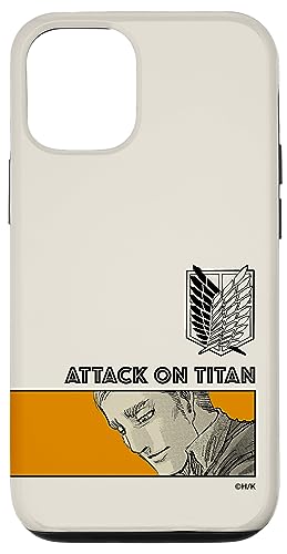 【第3弾公式グッズ】進撃の巨人 俺の目的(エルヴィン) スマホケース iPhone 12/12 Pro 用