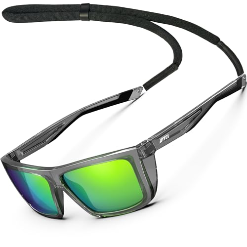 ATTCL - Occhiali da sole polarizzati sportivi unisex, adatti per ciclismo, guida e pesca, occhiali da sole con protezione UV, m