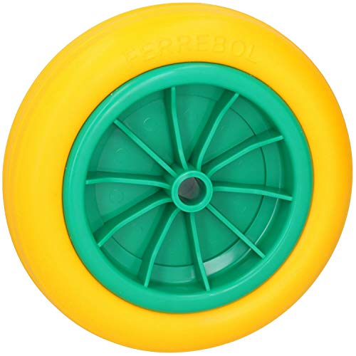 Pneu en caoutchouc plein 10 pouces alésage 20mm pour brouette et chariot