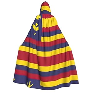 YQxwJL Hawaii Flaggenumhang Erwachsene Streifenmuster