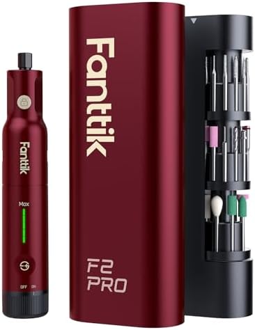 Fanttik F2 PRO Akku Multifunktionswerkzeug, starker Magnetmotor mit 5 Gang | Revostor-Hub, Rotationswerkzeug Set mit 5 Gang, 25000 U/min, zum Schleifen, Polieren, 3D-Druck, Bohren,