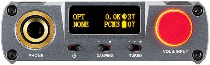 Front panel of XDUOO XD05 Plus 2 with headphone jack, OLED screen, and control buttons