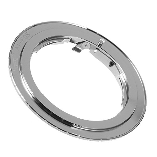 Fotga Lens Mount Adapter for Nikon AI/S/F/G Mount Lens to Compatible with Canon EOS EF EF-S 1D X,1D C,5D,5Ds R,6D,7D Mark II/III/IV,60D,70D,77D,80D,700D,750D,760D,800D,1200D,1300D,4000D DSLR Camera
